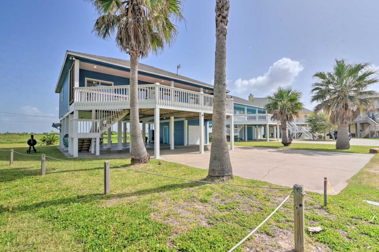הוילה Bolivar Peninsula Bright Crystal Beach House, Walk To Coast! מראה חיצוני תמונה