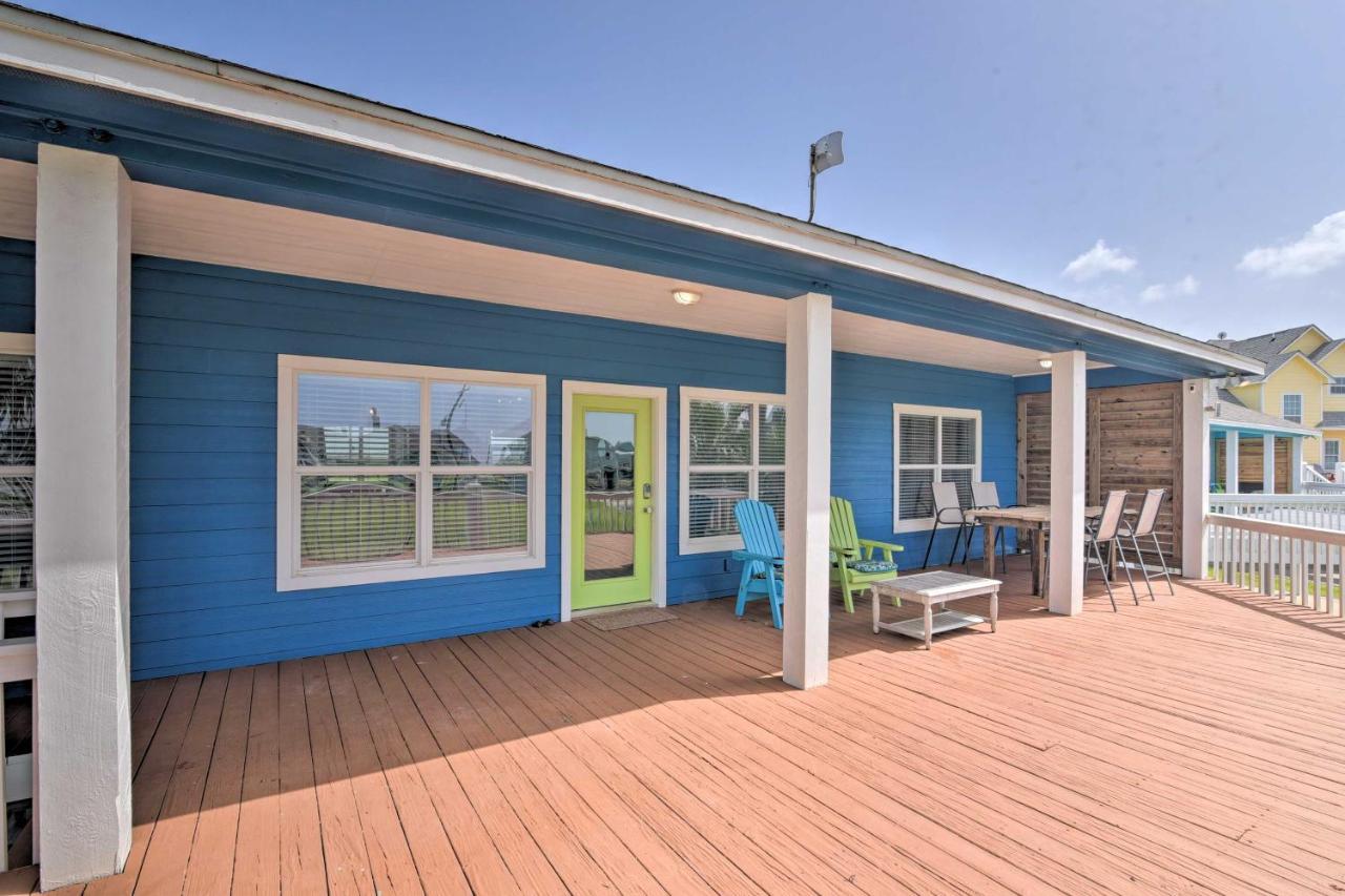 הוילה Bolivar Peninsula Bright Crystal Beach House, Walk To Coast! מראה חיצוני תמונה