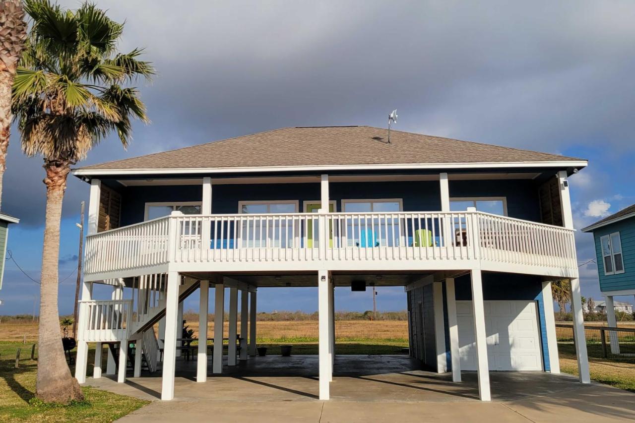 הוילה Bolivar Peninsula Bright Crystal Beach House, Walk To Coast! מראה חיצוני תמונה